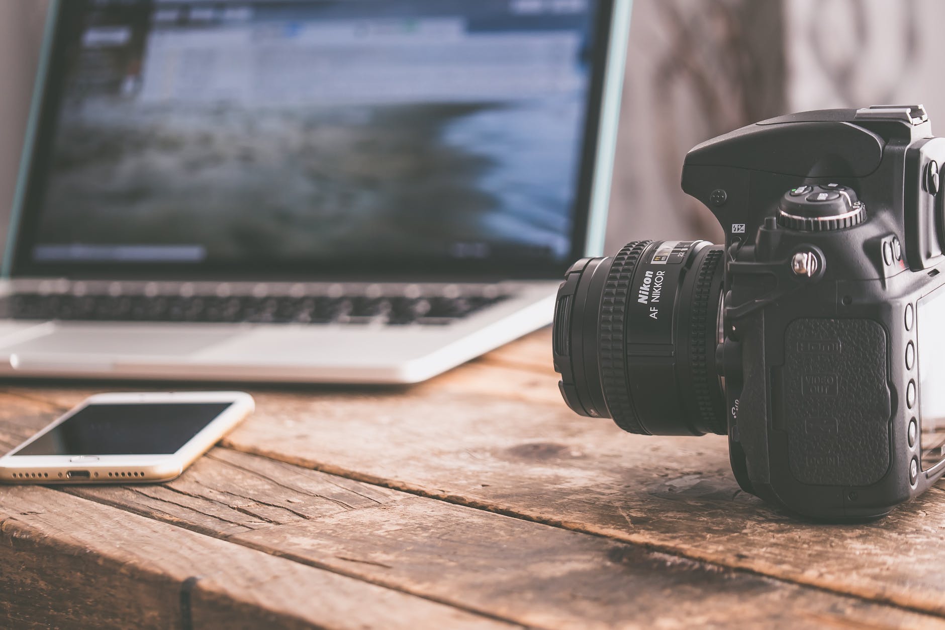 analogue background business camera